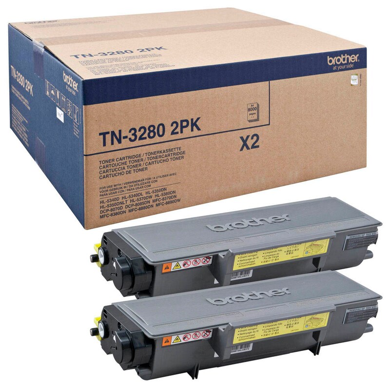 Brother TN-3280 Toner schwarz 2er-Set