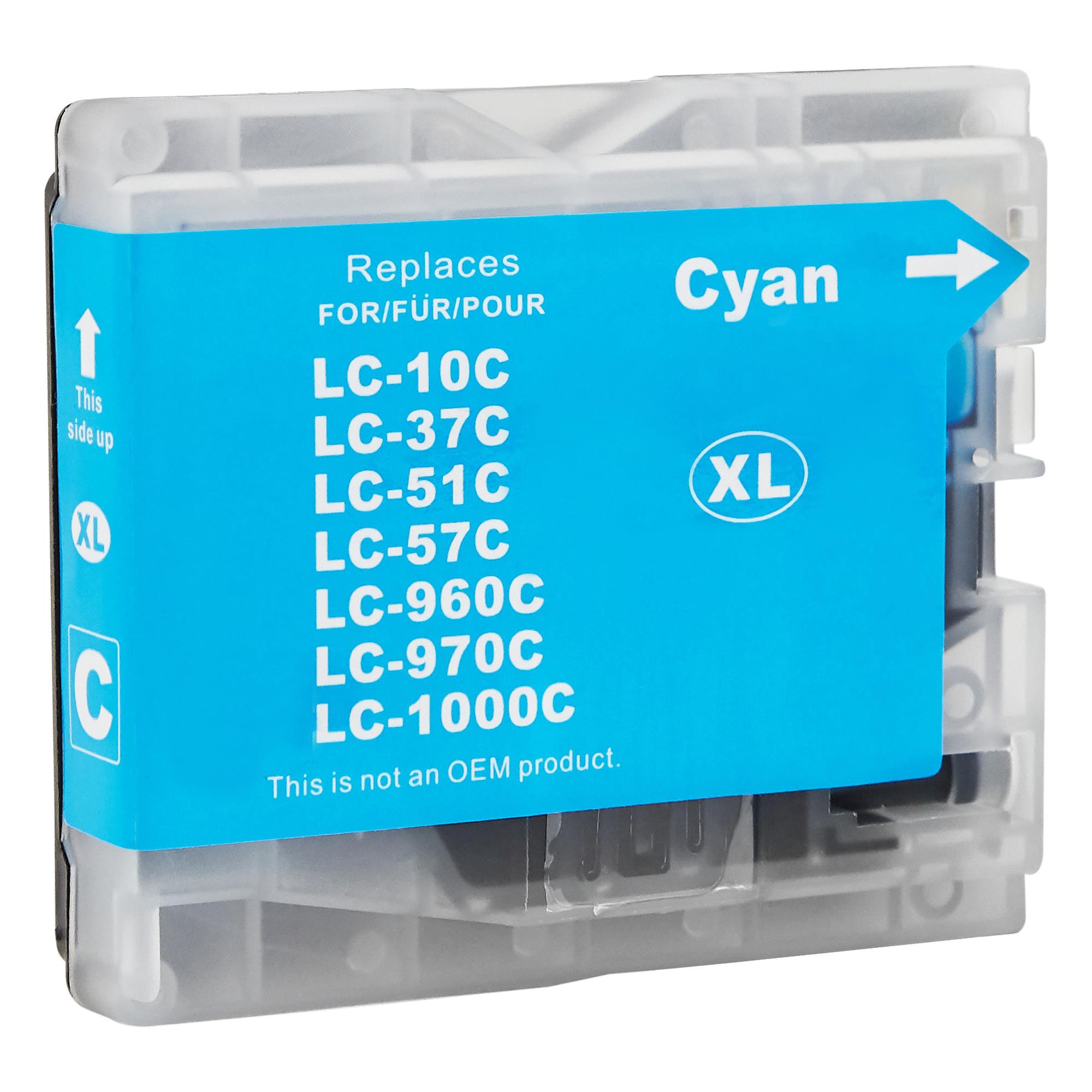 Alternativ zu Brother LC-970C Tinte Cyan