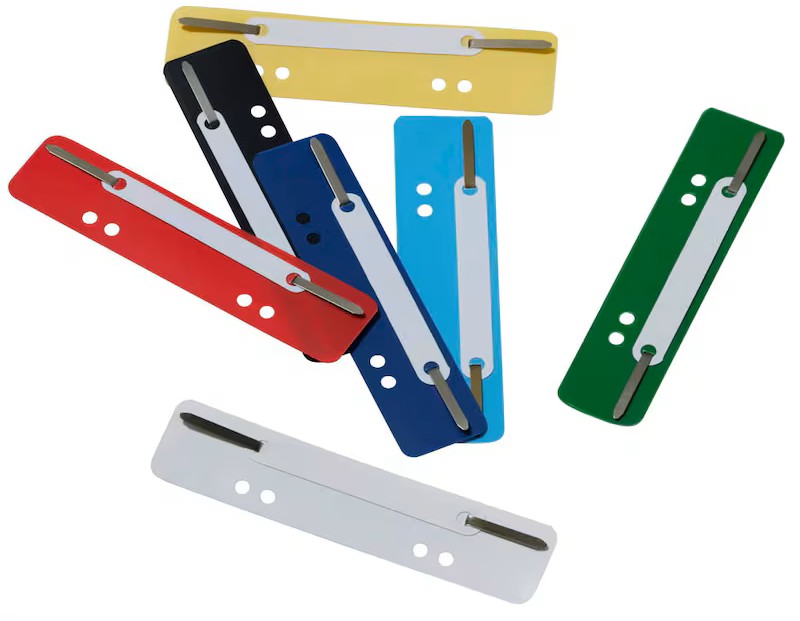 DURABLE Heftstreifen farbsortiert Kunststoff, 250 St.