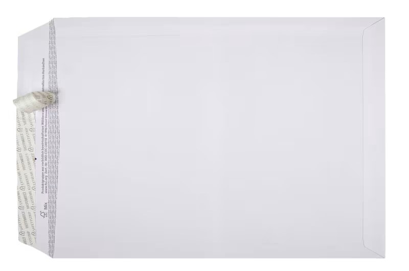 BONG Versandtaschen TopSTAR DIN C4 mit Fenster weiß 250 St.