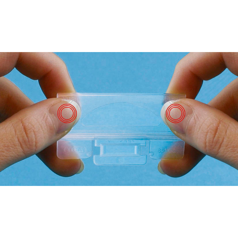 ELBA Vollsichtreiter vertic 85508 transparent, 25 St.