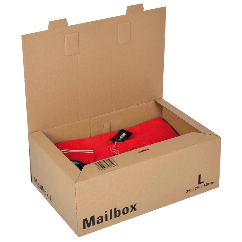ColomPac® Versandkartons CP 098 Mailbox L 40,0 x 26,4 x 14,4 cm, 15 St.