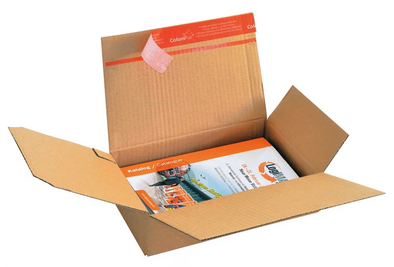 ColomPac® Versandkartons Blitzbodenkartons 23,5 x 17,0 x 6,0 cm, 10 St.