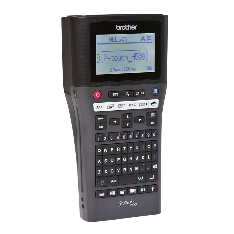 Brother P-touch H500 Beschriftungsgerät schwarz