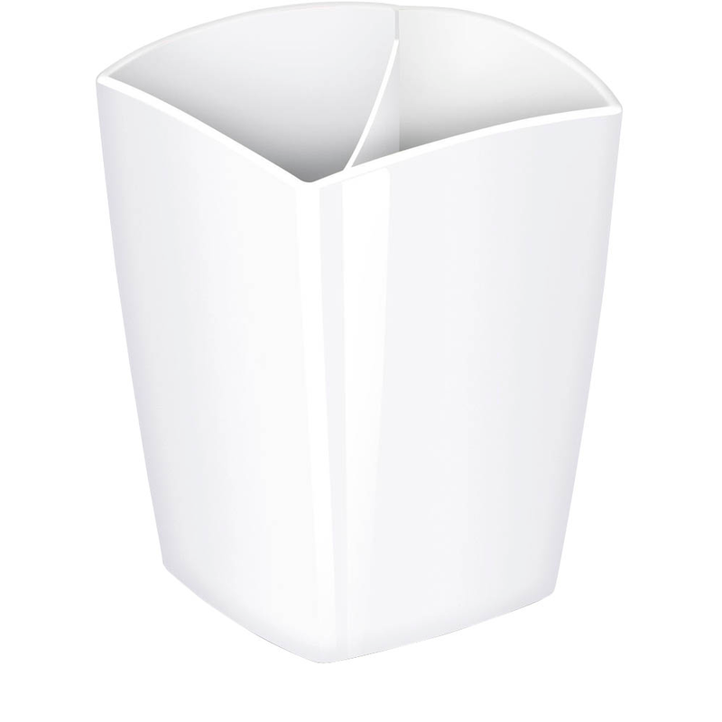 cep Stiftehalter Riviera polarweiß Polystyrol 2 Fächer 7,4 x 7,4 x 9,5 cm