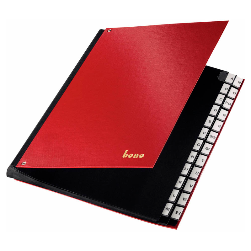 bene Pultordner A-Z rot, 1 St.