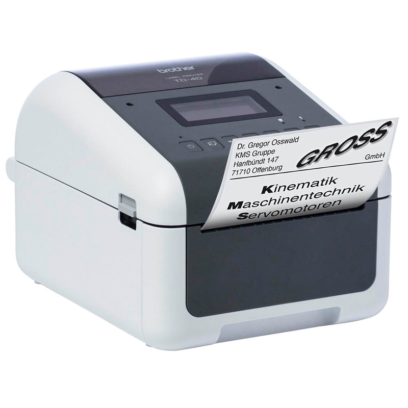 Brother TD-4550DNWB Etikettendrucker weiß, schwarz
