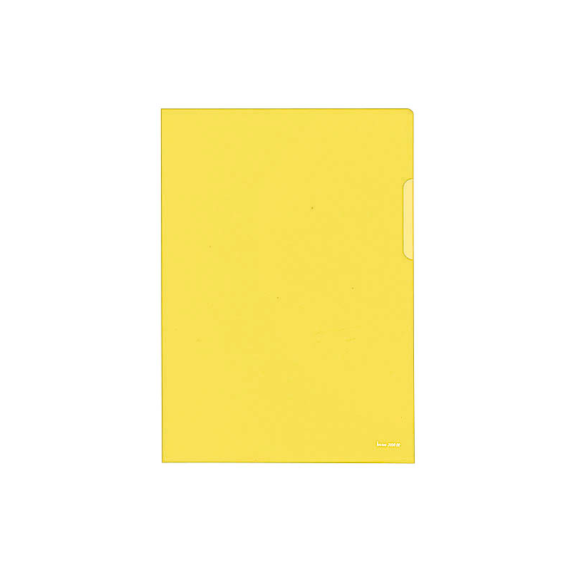 bene Sichthüllen DIN A4 gelb glatt 0,15 mm, 100 St.