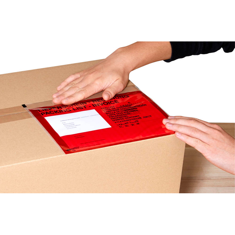 docuFIX® CLASSIC Lieferscheintaschen plus Kunststoff DIN C5 250 St.