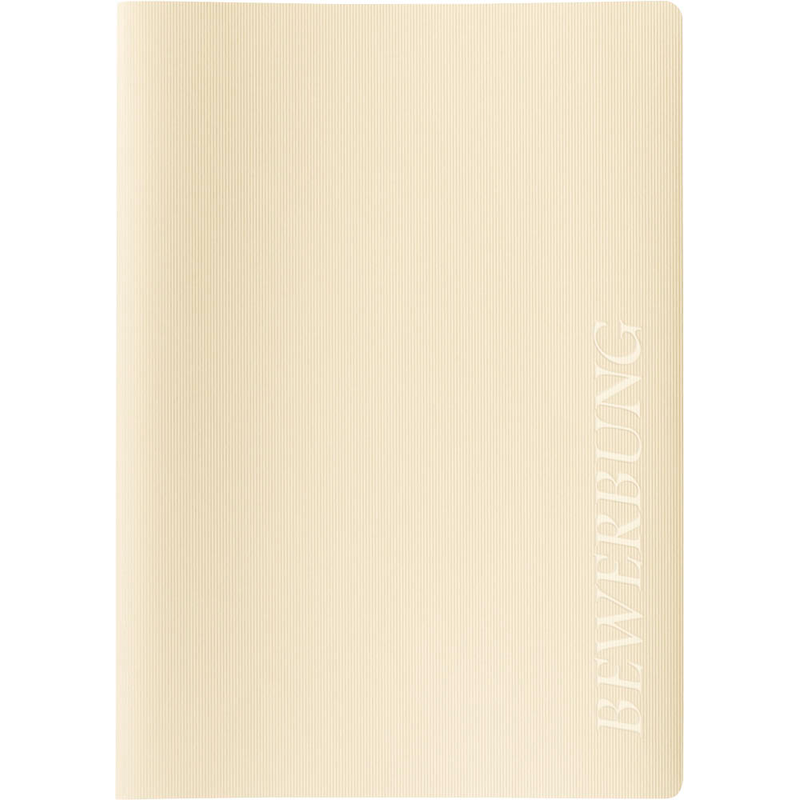 BRUNNEN Bewerbungsmappe Lines DIN A4 chamois, 1 St.