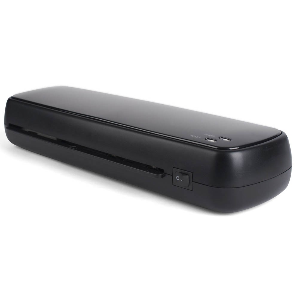 Pavo Florida Laminiergerät schwarz inkl. 5 DIN A4 Laminierfolien (80 micron)