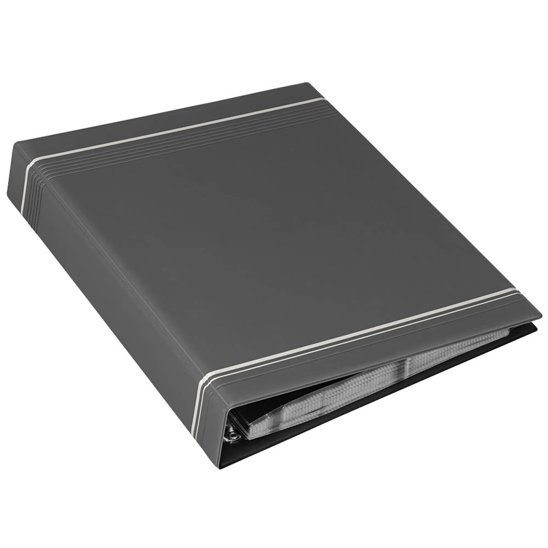 DURABLE Visitenkarten-Ringbuch VISIFIX A4 anthrazit, 1 St.