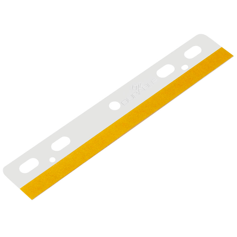 DURABLE Heftstreifen, selbstklebend FILEFIX transparent Kunststoff, 25 St.