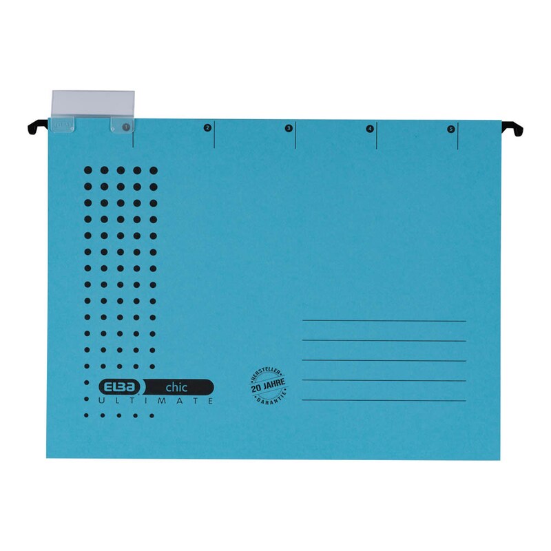 ELBA Hängemappen chic ULTIMATE blau, 5 St.