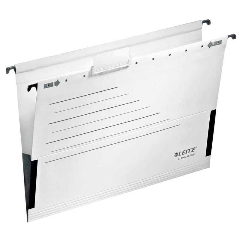 LEITZ Hängetaschen ALPHA Active 1926 weiß, 5 St.
