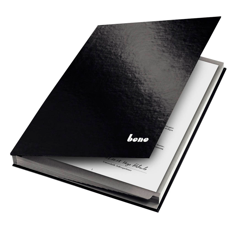 bene Unterschriftenmappe 19 Fächer schwarz, 1 St.