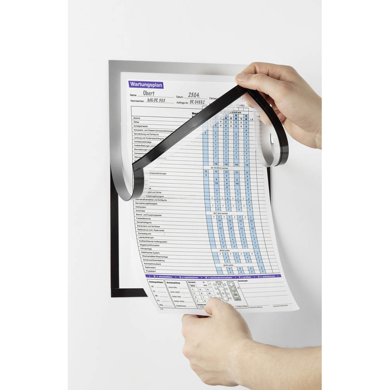 DURABLE Magnetrahmen DURAFRAME® MAGNETIC NOTE schwarz A4, 1 St.