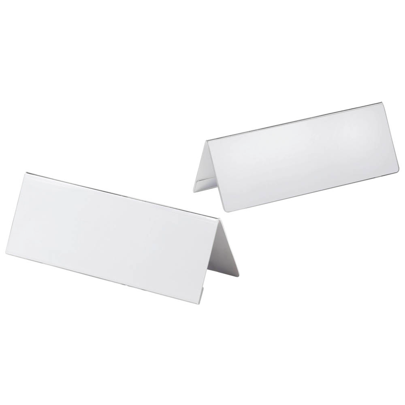 DURABLE Tischnamensschilder transparent 29,7 x 10,5 cm, 10 St.