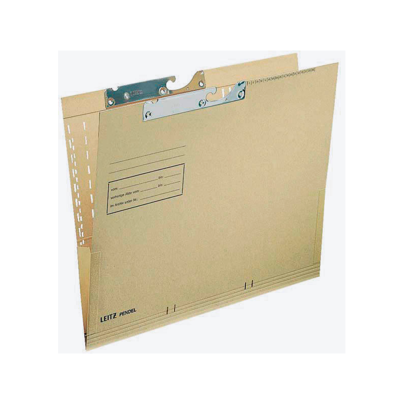 LEITZ Pendelhefter 2116 Karton naturbraun DIN A4 1x kaufmännische Heftung, 50 St.
