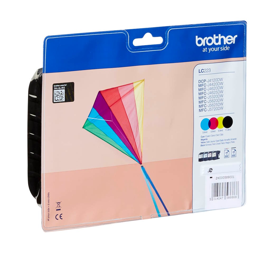 Brother LC-223VALBPDR Tinten Multipack CMYK (4er Set)
