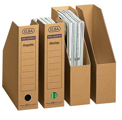 ELBA Archiv-Stehsammler tric system braun, 12 St.
