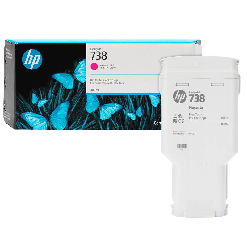 HP 738 / 676M7A Druckerpatrone magenta