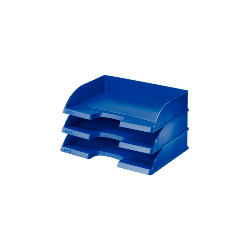 LEITZ Briefablage Jumbo quer Plus blau DIN A4, 1 St.