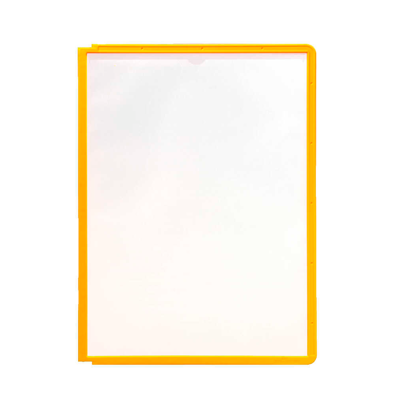 DURABLE Sichttafeln SHERPA® PANEL DIN A4 gelb, Öffnung oben, 5 St.