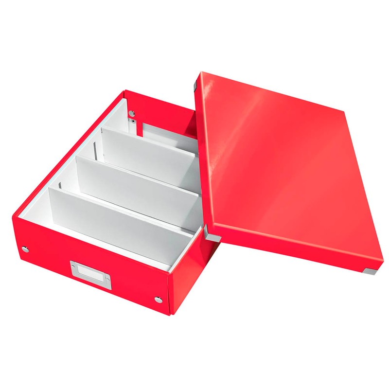 LEITZ Click & Store Aufbewahrungsbox 900 Blatt rot 28,0 x 37,0 x 10,0 cm, 1 St.