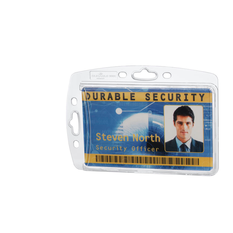 DURABLE Ausweishalter Hartbox transparent, 10 St.