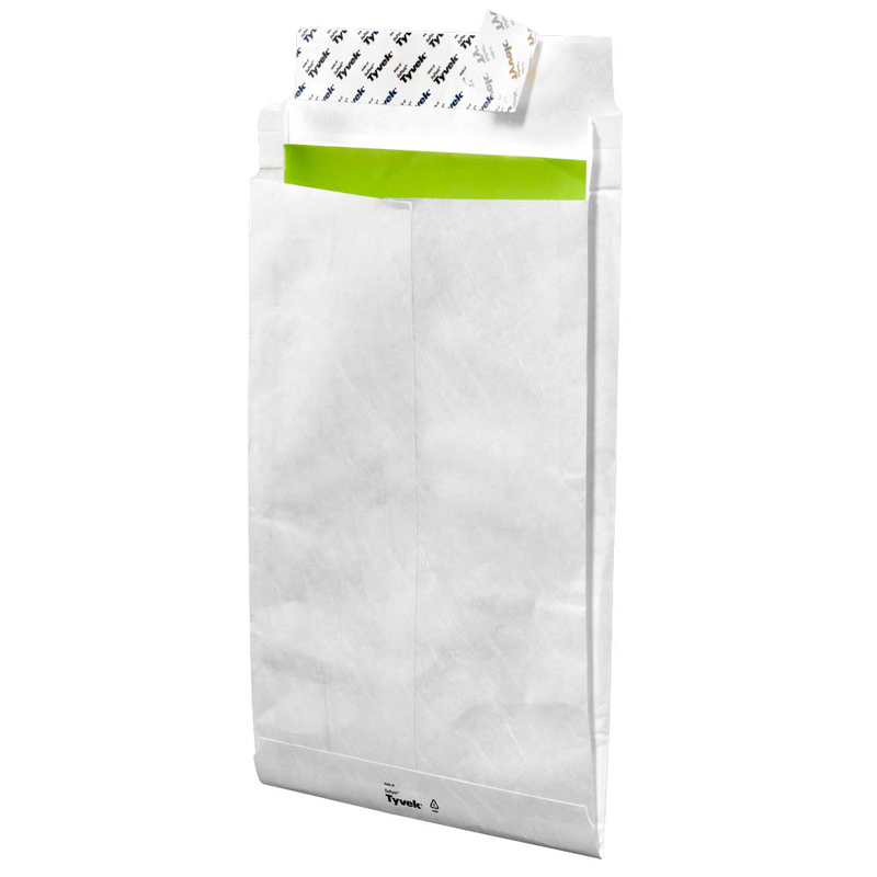 BONG Faltentaschen Tyvek® Expander DIN C4 ohne Fenster weiß mit 3,8 cm Falte, 100 St.