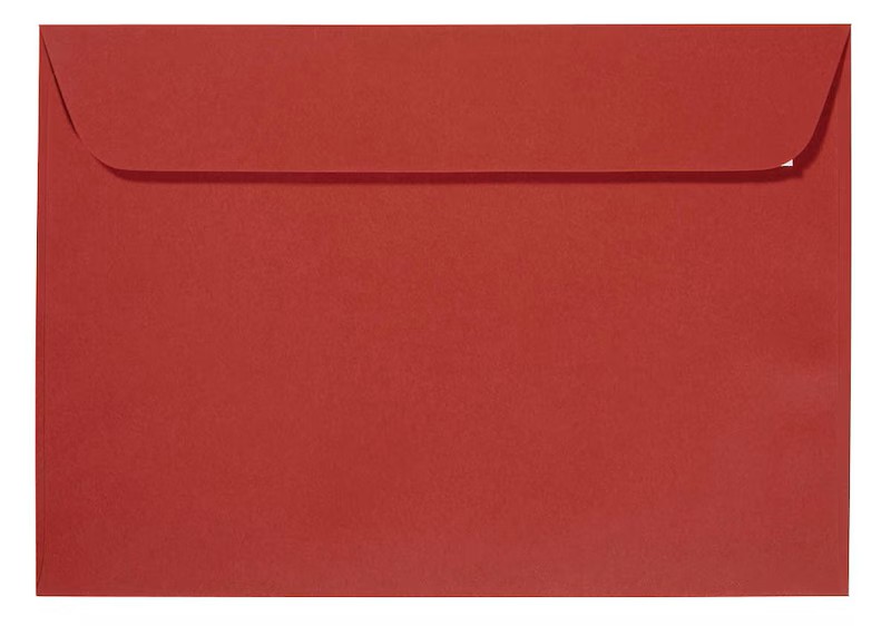 artoz Briefumschläge Mosaic DIN C5 ohne Fenster weinrot haftklebend 20 St.