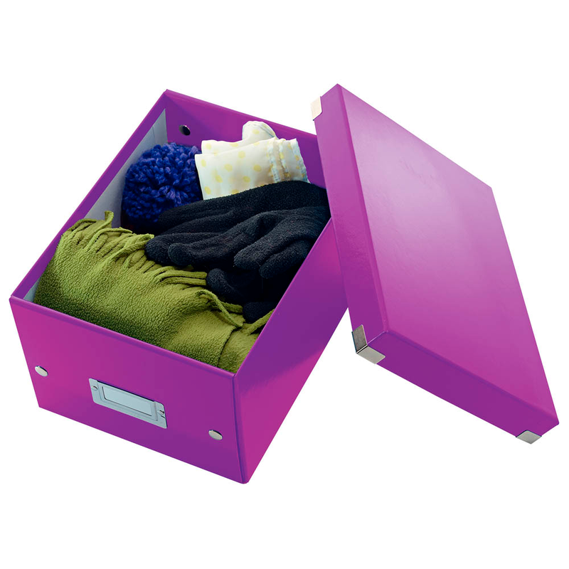 LEITZ Click & Store Aufbewahrungsbox 7,4 l violett 21,6 x 28,2 x 16,0 cm, 1 St.