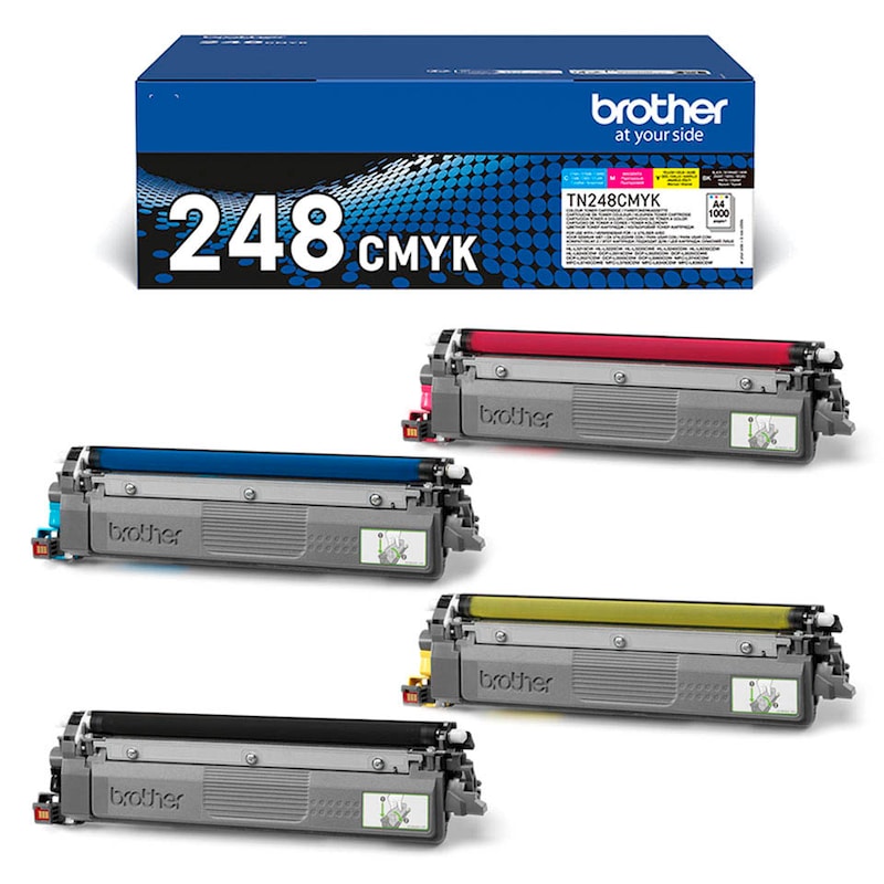 Brother TN-248VAL Toner schwarz, cyan, magenta, gelb, 4er-Set
