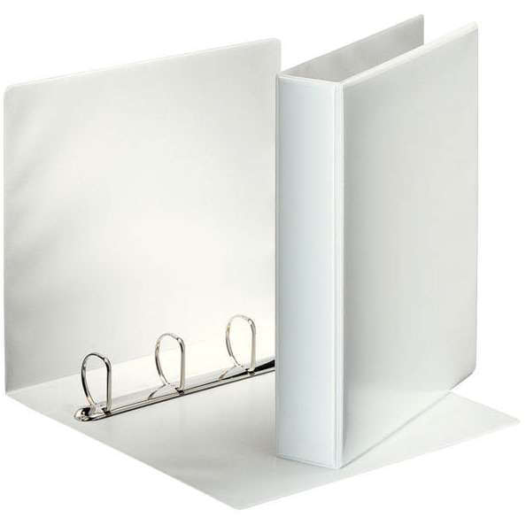 Esselte Präsentationsringbücher 4-Ringe weiß 7,7 cm DIN A4, 10 St.