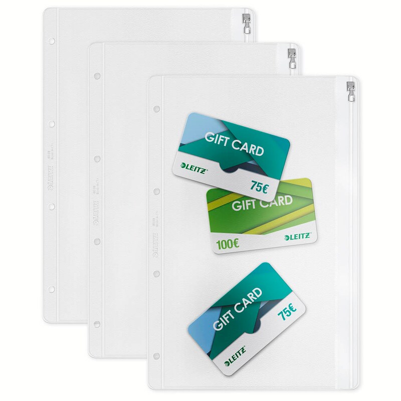 LEITZ Gleitverschlussbeutel 4040 transparent 0,20 mm, 5 St.