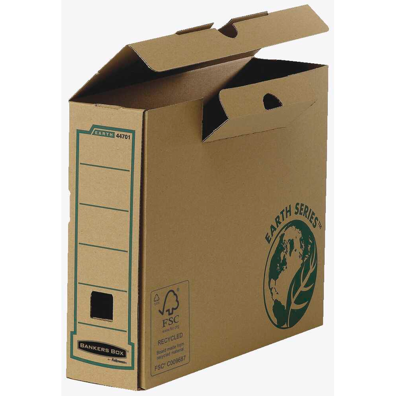 Bankers Box Archivboxen Earth Series 80mm A4 braun 8,0 x 31,9 x 25,4 cm, 20 St.