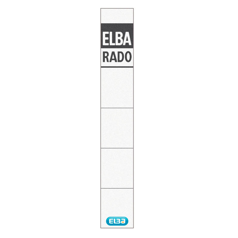 ELBA Einsteck-Rückenschilder weiß für 5,0 cm Rückenbreite, 10 St.