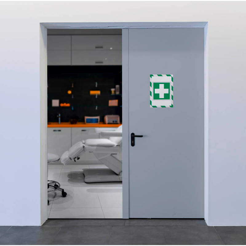 DURABLE Magnetrahmen DURAFRAME® MAGNETIC SECURITY A4 grün A4, 5 St.