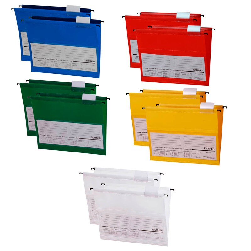 EICHNER Hängemappen farbsortiert, 10 St.