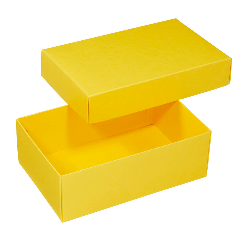 BUNTBOX M Geschenkboxen 1,1 l gelb 17,0 x 11,0 x 6,0 cm, 3 St.