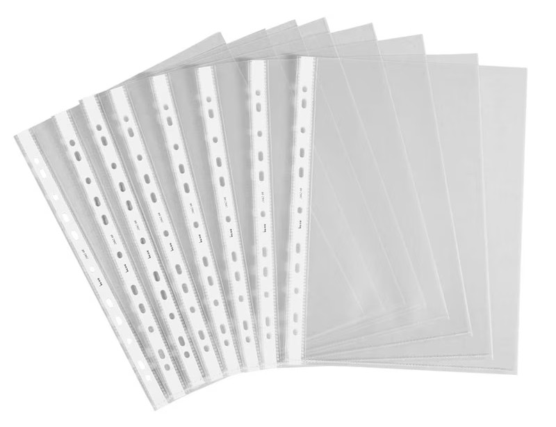 bene Prospekthüllen DIN A4 glasklar glatt 0,14 mm, 25 St.