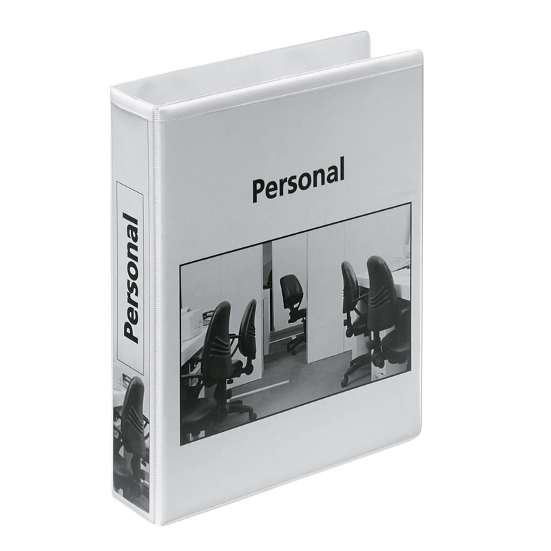 Esselte Präsentationsringbücher 2-Ringe weiß 4,6 cm DIN A5 hoch, 12 St.