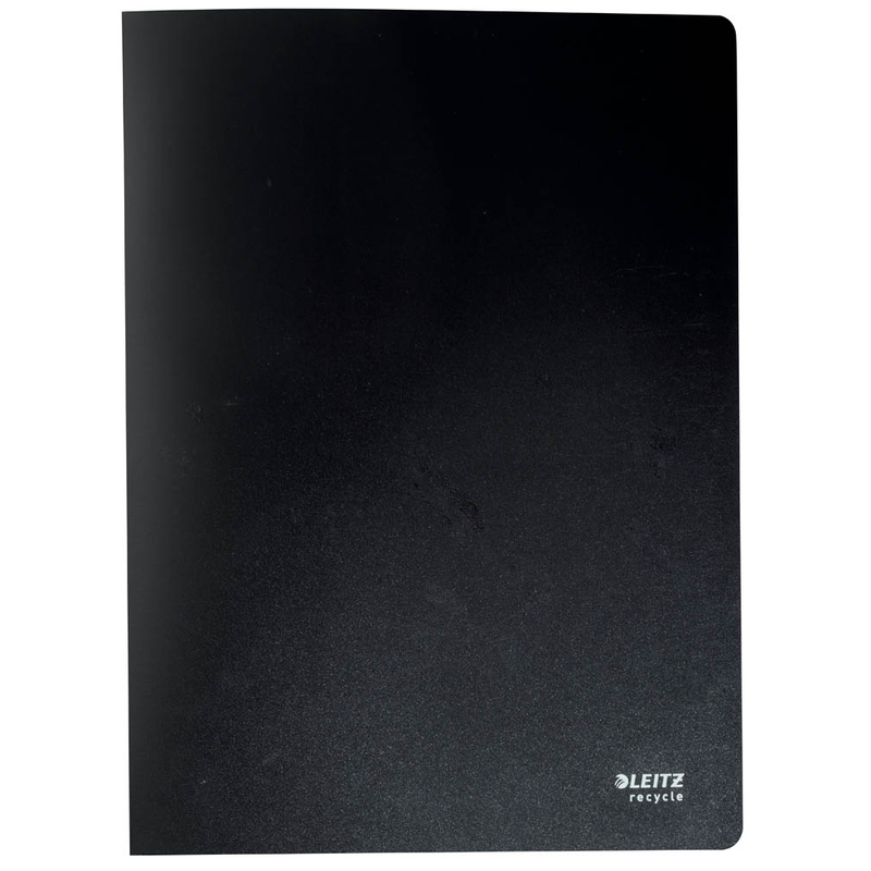 LEITZ Recycle 4676 Sichtbuch DIN A4, 20 Hüllen schwarz, 1 St.