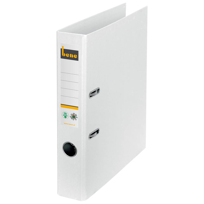 bene No.1 Ordner weiß Karton 5,2 cm DIN A4, 1 St.