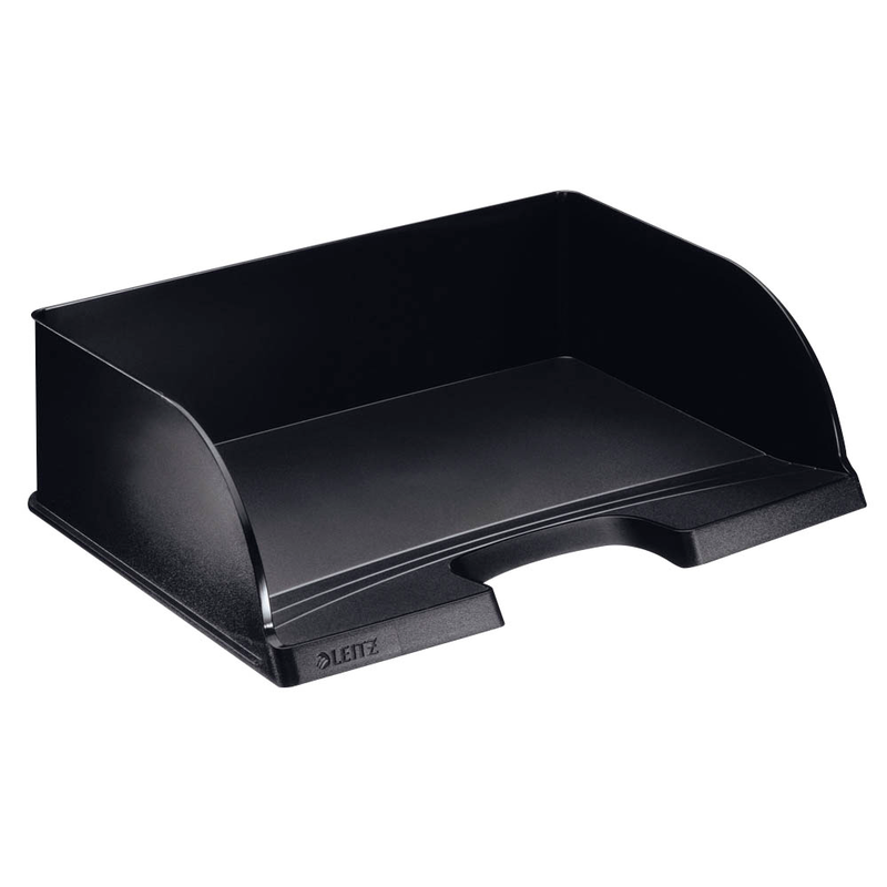 LEITZ Briefablage Jumbo quer Plus schwarz DIN A4, 1 St.