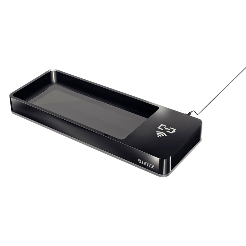 LEITZ Stiftablage Duo Colour schwarz/grau Polystyrol 26,6 x 10,1 x 2,8 cm