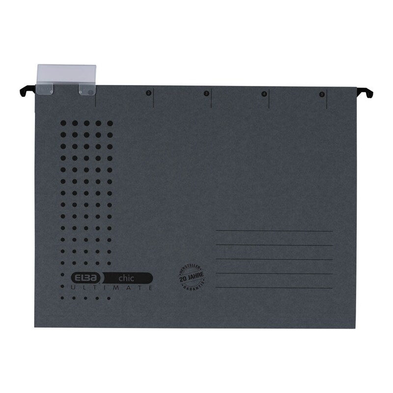 ELBA Hängemappen chic ULTIMATE anthrazit, 5 St.