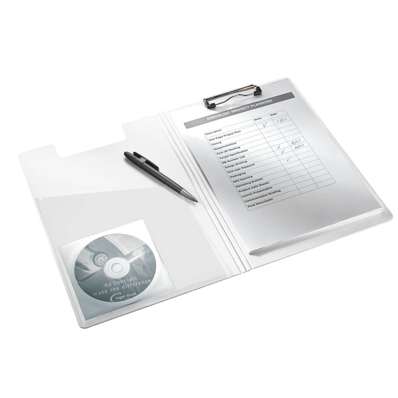 LEITZ Klemmbrettmappe WOW 4199 DIN A4 violett Kunststoff, 1 St.