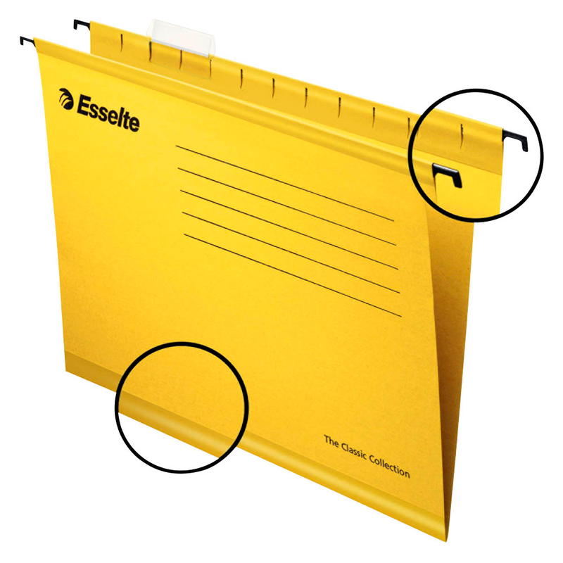 Esselte Hängemappen Pendaflex Collection gelb, 25 St.